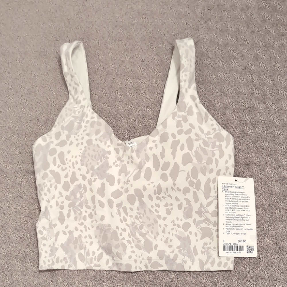 Lululemon align tank size 6